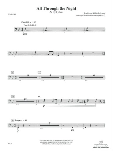 All Through the Night: Timpani