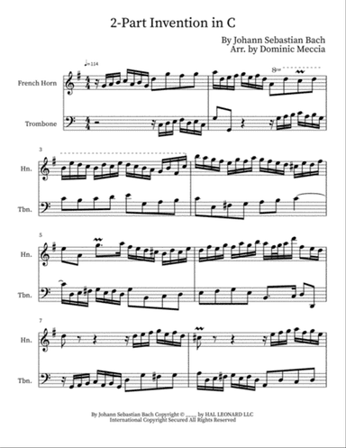 Two-part Invention In C