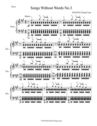 Songs Without Words No.3