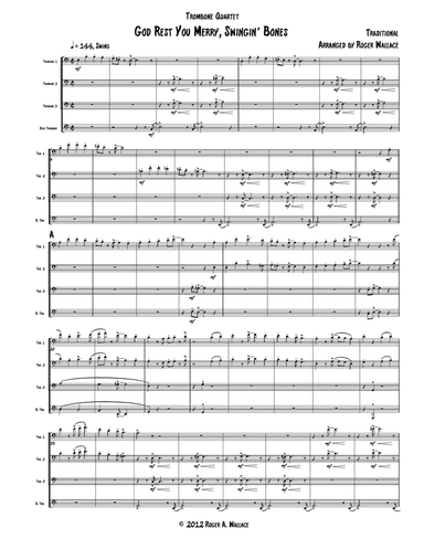 God Rest You Merry, Gentlemen (Trombone Quartet)
