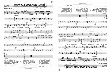 Don't Get Above Your Raising