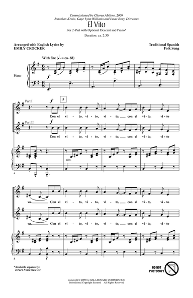 El Vito (arr. Emily Crocker)