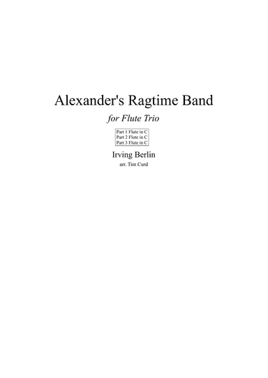 Alexander's Ragtime Band