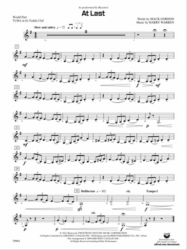 At Last: (wp) E-flat Tuba T.C.