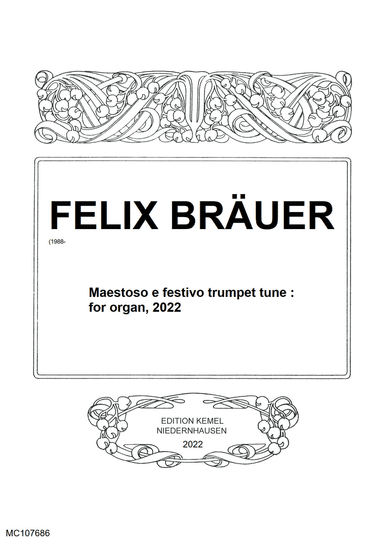 Maestoso e festivo trumpet tune