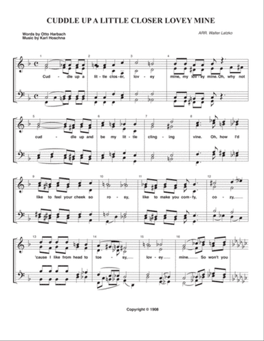 CUDDLE UP A LITTLE CLOSER