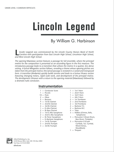 Lincoln Legend: Score