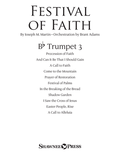 Festival of Faith - Bb Trumpet 3