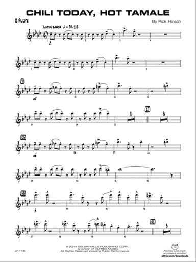 Chili Today, Hot Tamale: Flute
