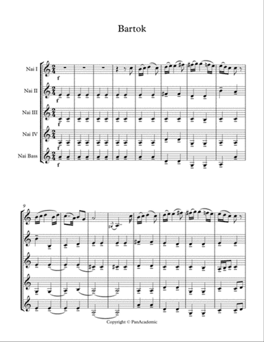 Bela Bartok - Six Romanian Folk Dances
