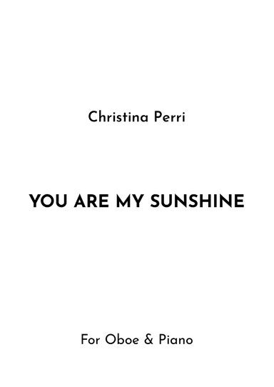 You Are My Sunshine