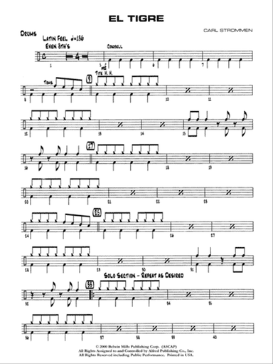 El Tigre: Drums