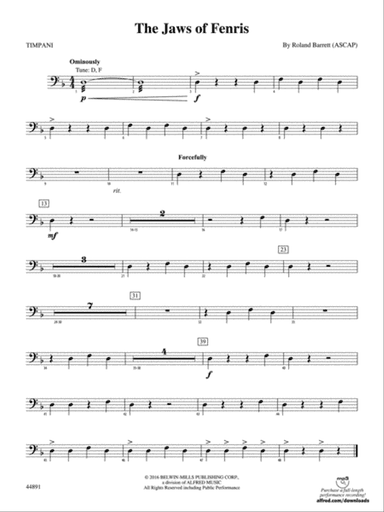 The Jaws of Fenris: Timpani