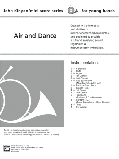 Air and Dance: Score