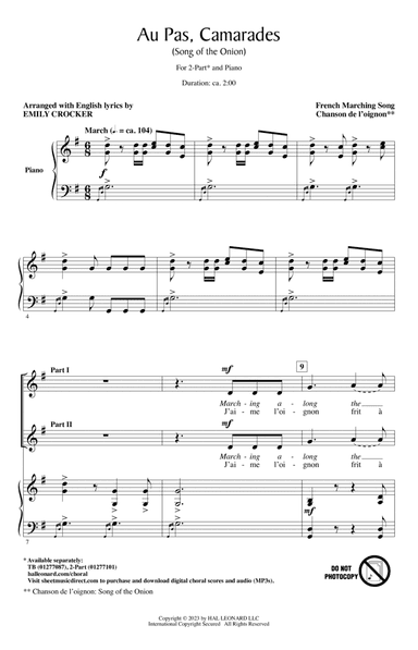Au Pas, Camarades (Song Of The Onion) (arr. Emily Crocker)