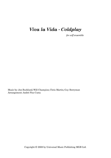 Viva La Vida