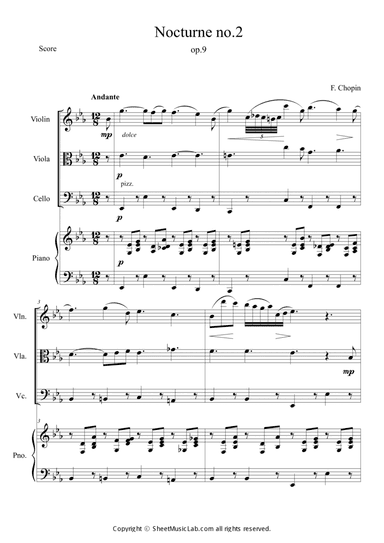 Nocturne No.2 in E flat, Op.9 No.2