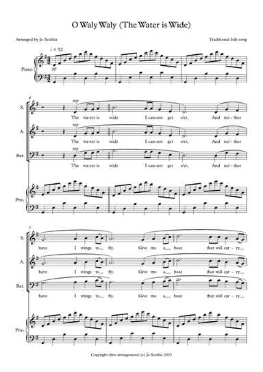 The Water is Wide (O Waly Waly)