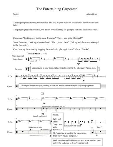 The Entertaining Carpenter