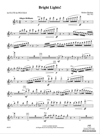 Bright Lights!: Flute