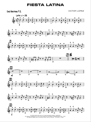 Fiesta Latina: 2nd Baritone T.C.