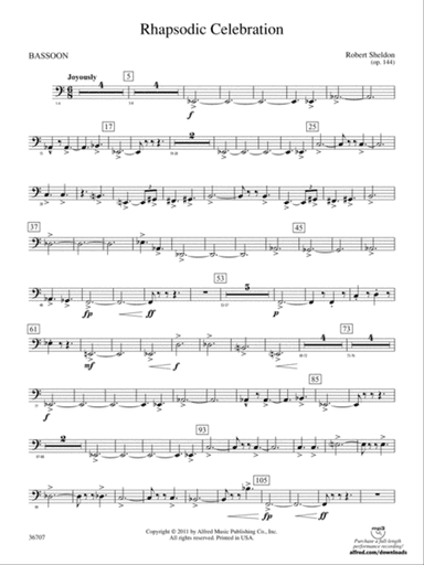 Rhapsodic Celebration: Bassoon