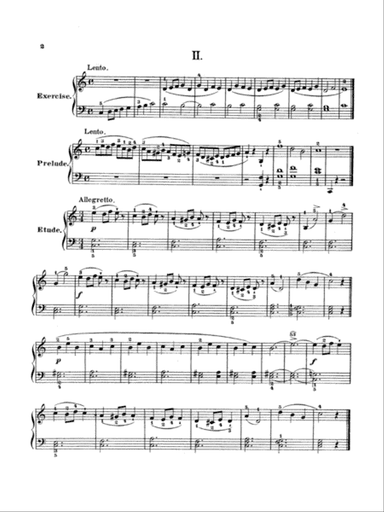 Bertini: Twenty-five Primary Etudes, Op. 166