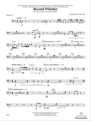 Beyond Whistler: Timpani