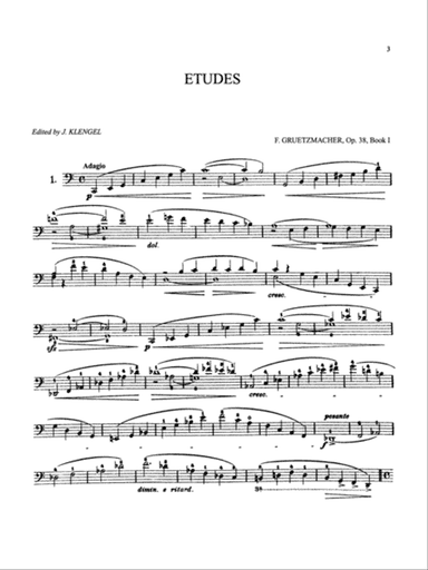 Grützmacher: Etudes, Op. 38