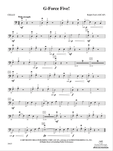 G-Force Five!: Cello