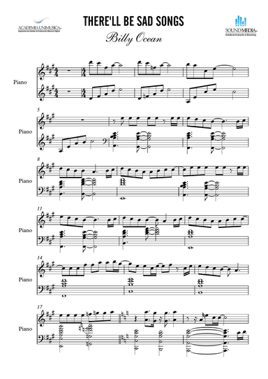 There'll Be Sad Songs (to Make You Cry)