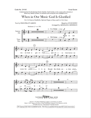 When in Our Music God Is Glorified