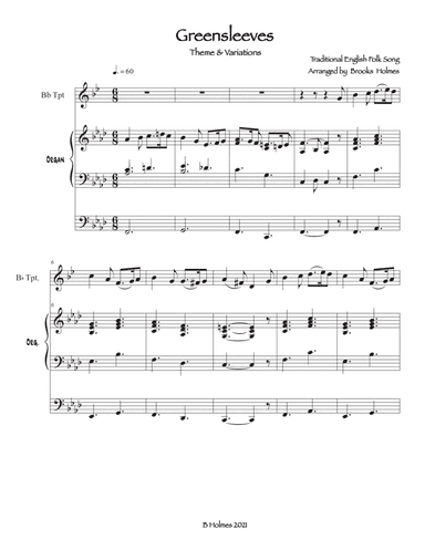 Greensleeves (Theme & Variations)