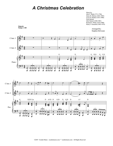 A Christmas Celebration (Duet for C-Instruments)