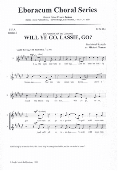 Will Ye Go, Lassie Go?