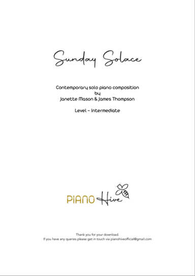 Sunday Solace - by Piano Hive
