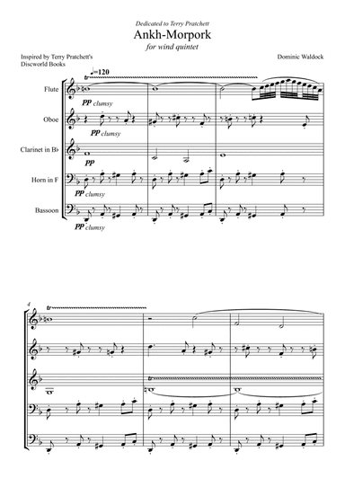 “Ankh-Morpork” for wind quintet
