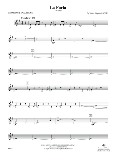 La Furia: E-flat Baritone Saxophone