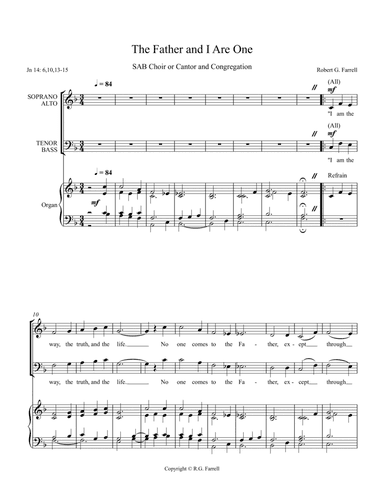 The Father and I Are One