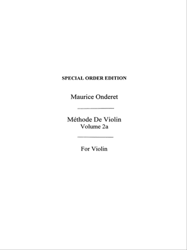 Violin Method Book 2a