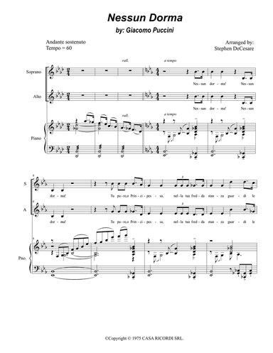 Nessun Dorma