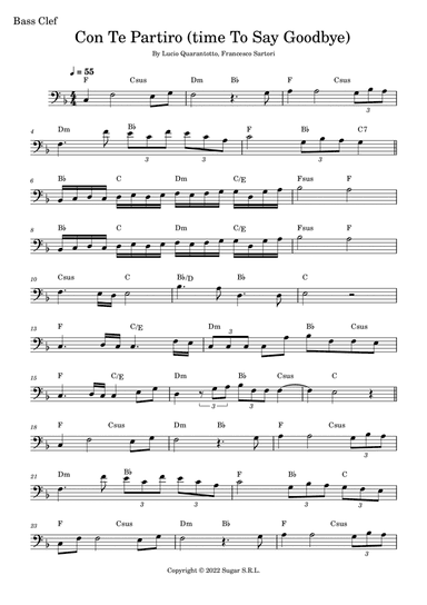 Con Te Partiro (time To Say Goodbye)