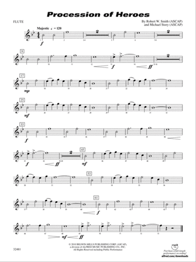 Procession of Heroes: Flute