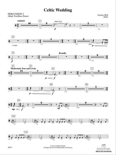 Celtic Wedding: 2nd Percussion