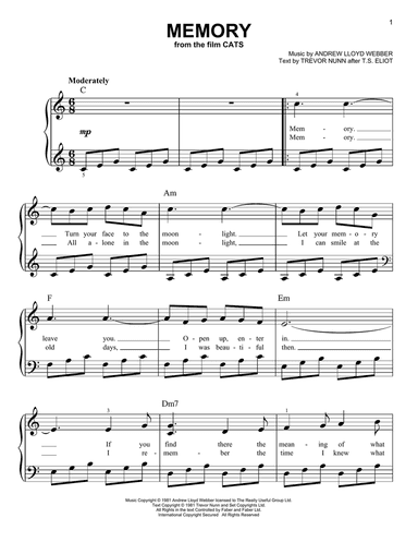 Memory (from the Motion Picture Cats)