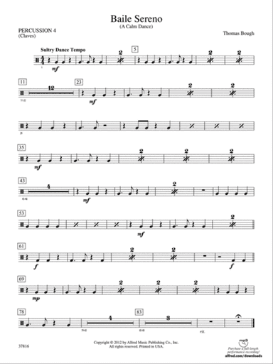 Baile Sereno: 4th Percussion