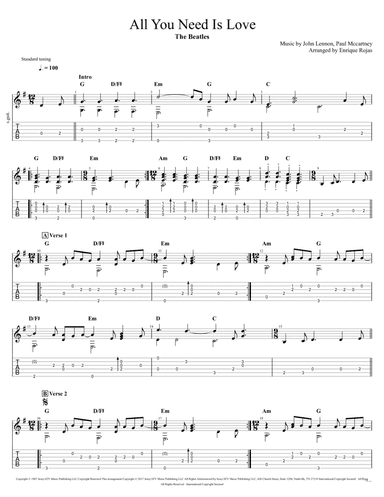 All You Need Is Love