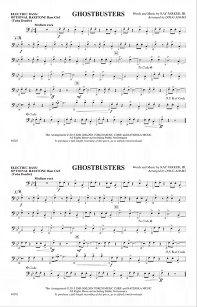 Ghostbusters: Electric Bass