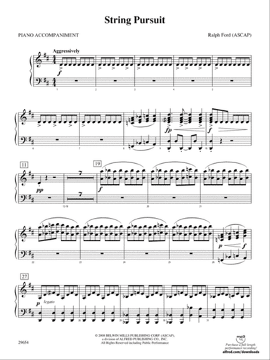 String Pursuit: Piano Accompaniment