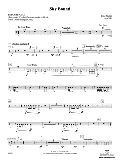 Sky Bound: 2nd Percussion